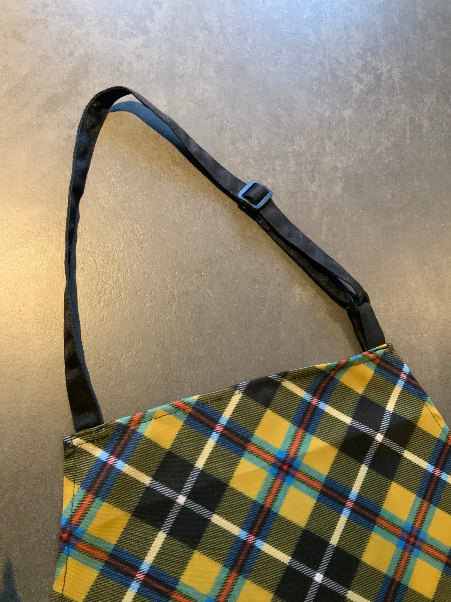 Cornish Tartan Apron with Cornish Flag Pocket