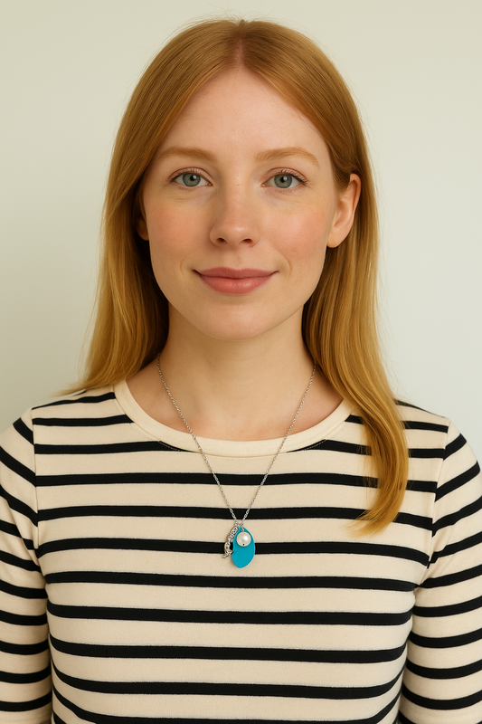 Cornish Mermaid Sea Glass Necklace