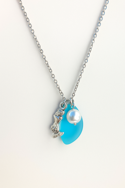 Cornish Mermaid Sea Glass Necklace