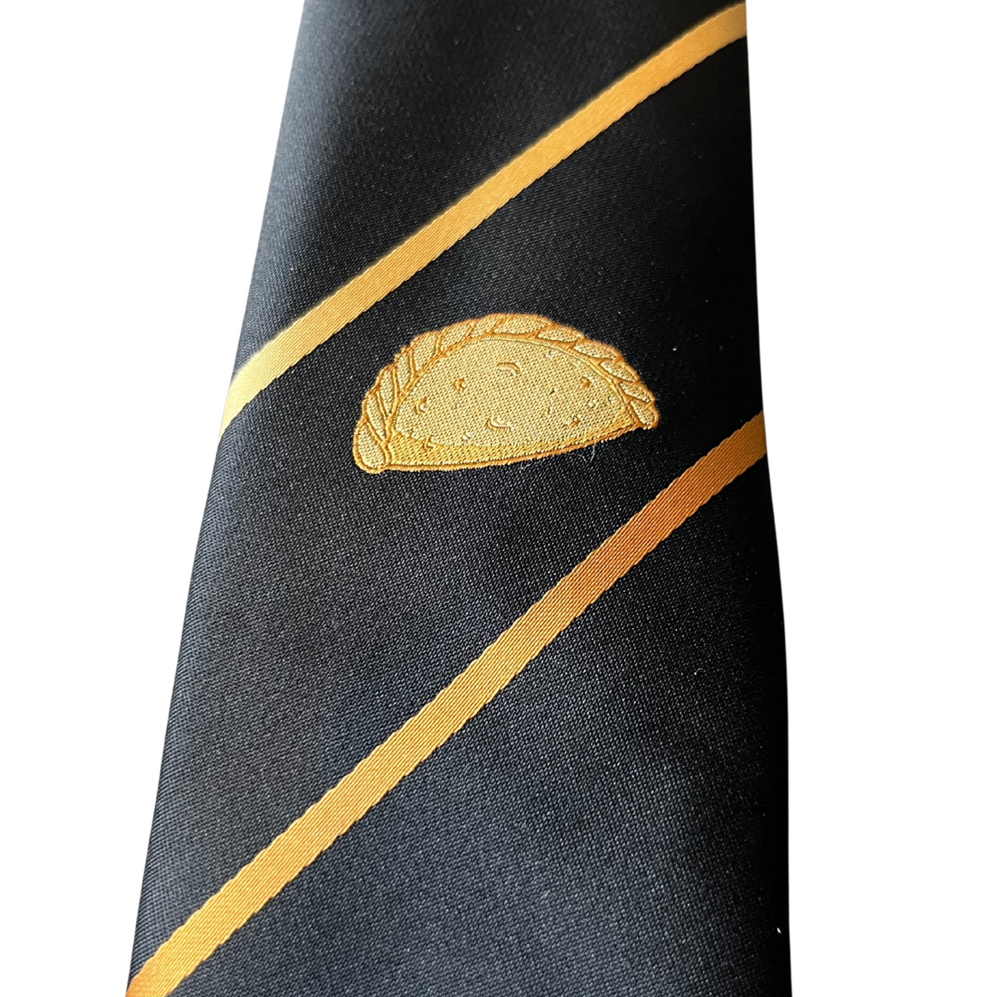 Black & Gold Cornish Pasty Tie