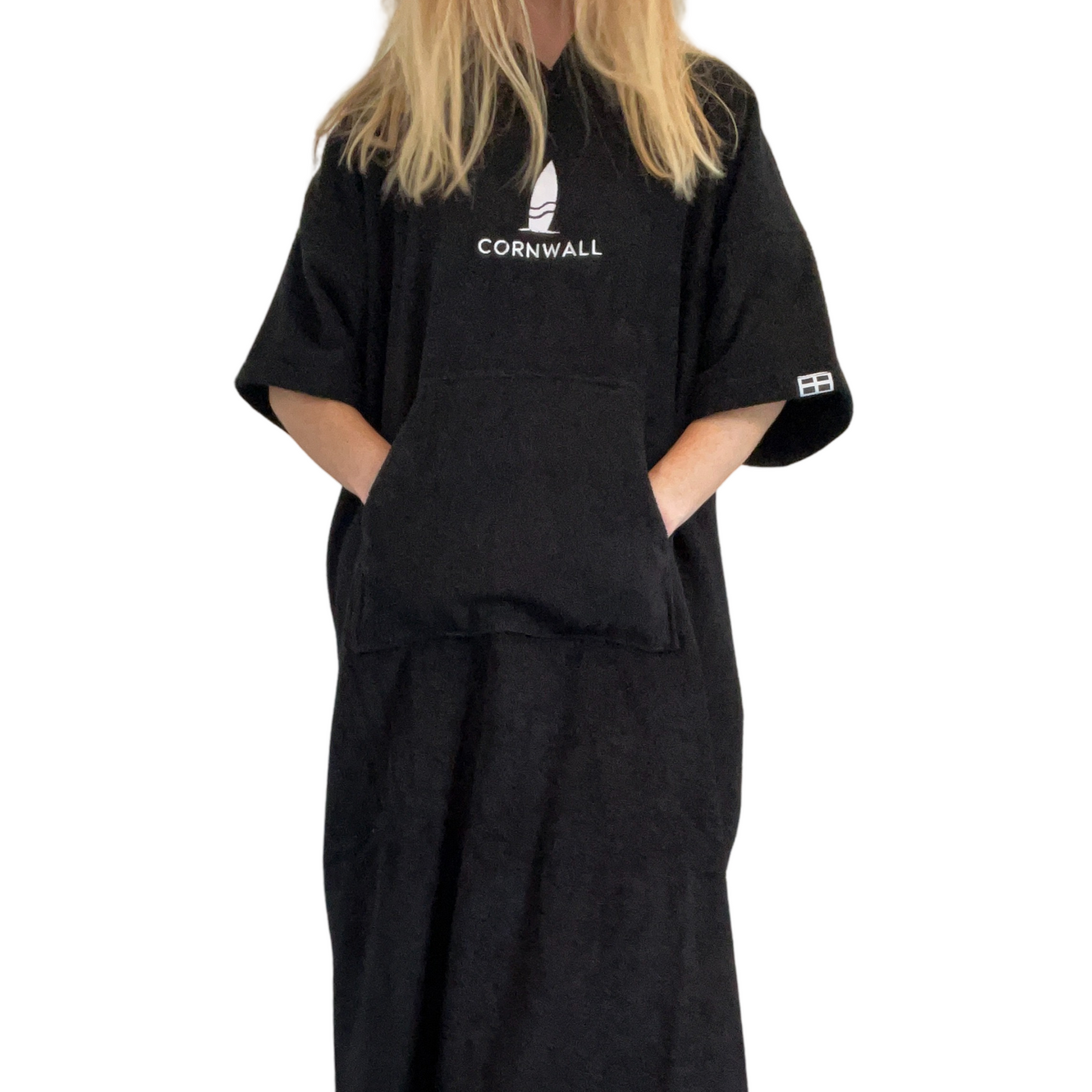 100% Cotton Cornwall Hooded Changing Robe Towel