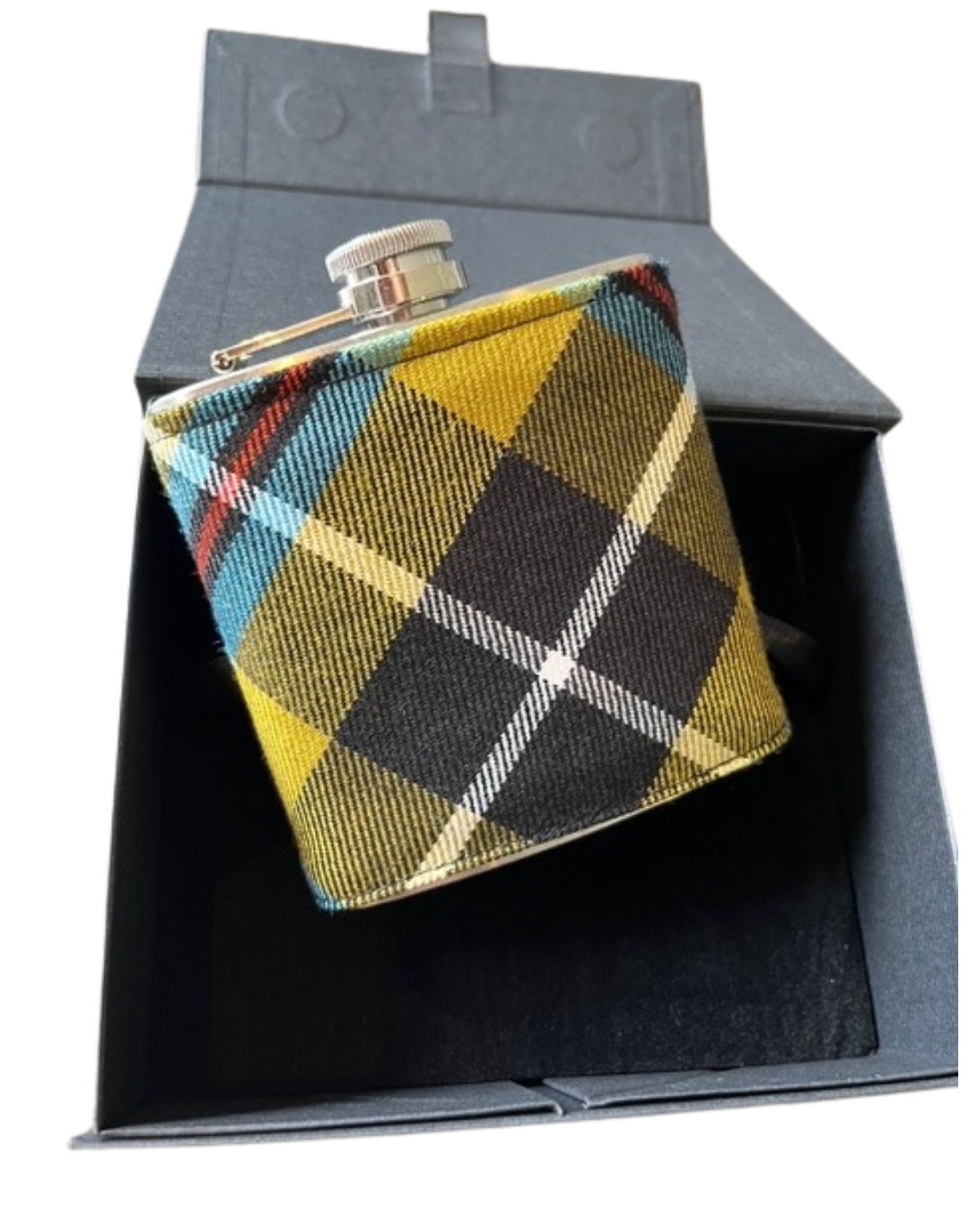Cornish Tartan Hip Flask