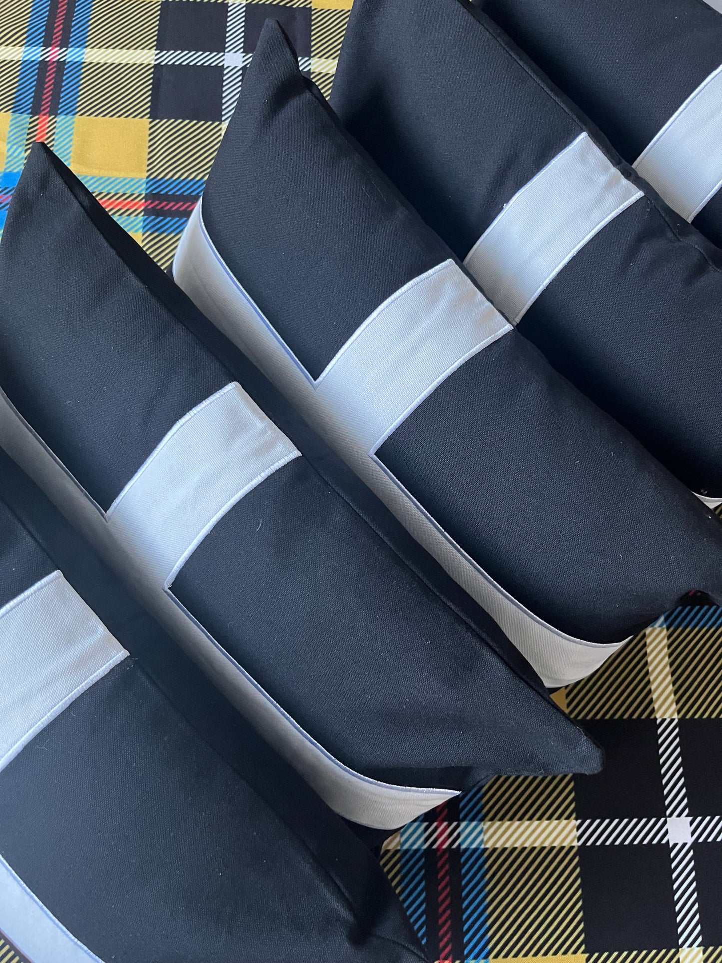 Cornish St Piran's Flag Cushion