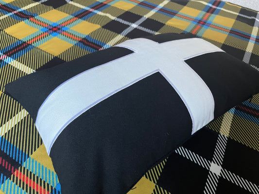 Cornish St Piran's Flag Cushion