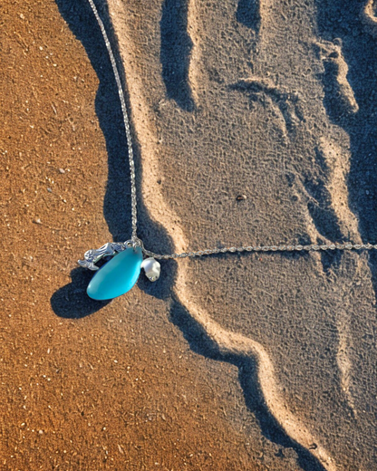 Cornish Mermaid Sea Glass Necklace