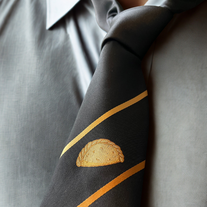 Black & Gold Cornish Pasty Tie