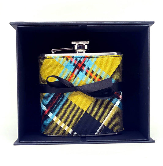 Cornish Tartan Hip Flask
