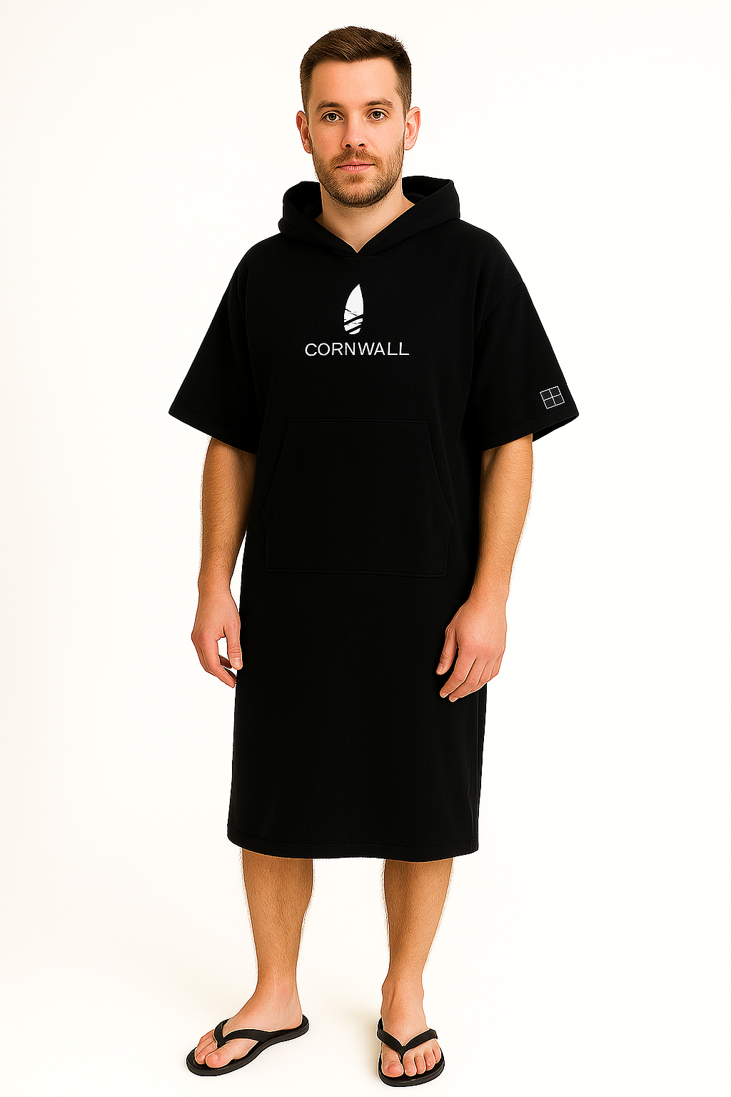 100% Cotton Cornwall Hooded Changing Robe Towel