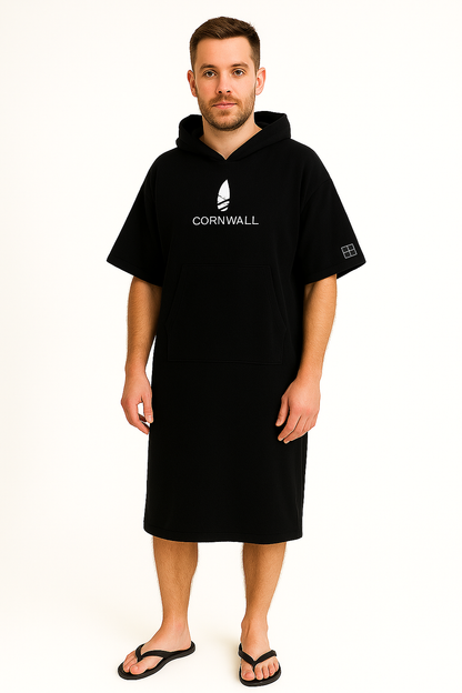 100% Cotton Cornwall Hooded Changing Robe Towel